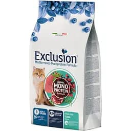 Сухой корм Exclusion Sterilized Tuna для стерилизованных кошек с тунцем 12 кг