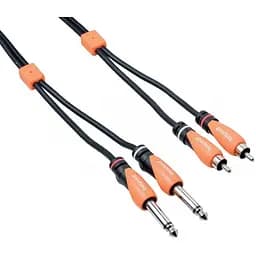 Коммутационный кабель Bespeco 2xJack 6.3 mono - 2xRCA SLY2JR300 3м