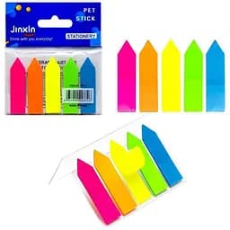 Закладка Color-It Stick Notes Р01-2 неонова 5 кольорів