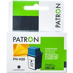 Картридж Patron HP №20 (C6614D) DJ610C/656С640С/615 40ml Black (PN-H20)