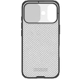 Карбонова накладка Nillkin CamShield Pro для Apple iPhone 17 (6.3) Transparent black - мініатюра 4
