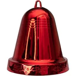 Велика ялинкова іграшка дзвіночок Linhai 25 см червоний (890490)