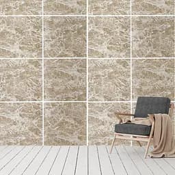 Декоративна плита ПВХ Sticker Wall SW-00001398 Кремовий мармур 1,22х2,44мх3мм - мініатюра 3