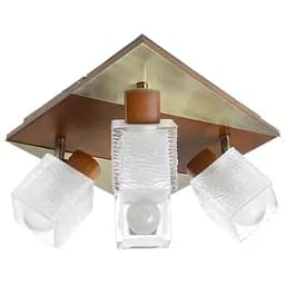 Светильник Brille настенный-потолочный спот поворотный накладной HTL-124/4C AB