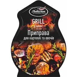 Приправа Любисток Grill Expert для картоплі та овочів 30 г (740229)