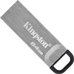 USB флеш-накопитель Kingston DataTraveler Kyson 64GB USB-A 3.2 Gen 1 Silver/Black (DTKN/64GB) [54407]