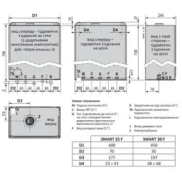 Котел газовий турбо двоконтурний Italtherm SMART 30 F 30412 - мініатюра 4
