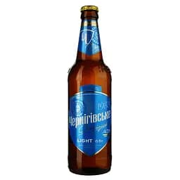 Пиво Чернігівське Light, світле, 4,3%, 0,5 л