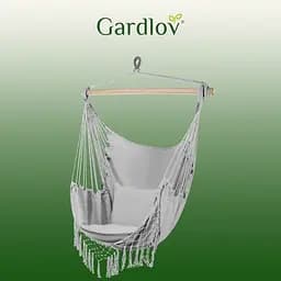 Гамак - бразильське крісло сірого кольору Gardlov 23671 - мініатюра 2