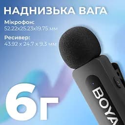 Мікрофон Boya BY-V10 Type-C Black (BY-V10) - мініатюра 7
