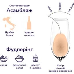 Упаковка винного напою Martini Bellini рожевий солодкий 4.5 л (0.75 л х 6 шт.) - мініатюра 6