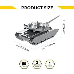 Колекційна модель Metal Time Oplot T-84 MT058 - мініатюра 7