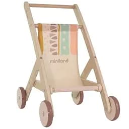 Коляска для ляльок Miniland дерев'яна (31185)