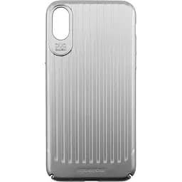 Чохол-накладка Usams Trunk Series Apple iPhone X Silver