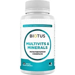 Мультивітаміни і мінерали Biotus 450 мг 120 капсул
