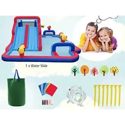 Надувний парк Costway Fun Kids із водними гірками (без вентилятора) - мініатюра 7