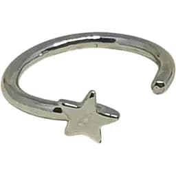 Срібна сережка-пірсинг в ніс Dear. 1058С