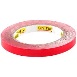 Скотч двосторонній універсальний Unifix 1 x 12 мм x 5 м піноакрил