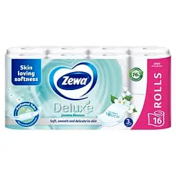 Туалетний папір Zewa Deluxe Жасмін тришаровий 16 рулонів - мініатюра 2