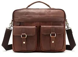 Чоловіча шкіряна сумка Vintage 34х29х7,5 см sum0012382