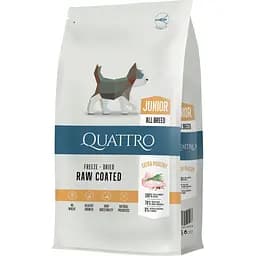 Сухий корм Quattro Junior All Breed для цуценят усіх порід з м'ясом птиці  1.5 кг