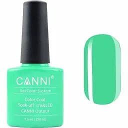 Гель-лак Canni Color Coat Soak-off UV&LED 159 яскрава м'ята 7.3 мл