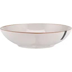 Тарілка супова Ardesto Apulia керамічна сіра 820 мл 20.8 см (AR2921AG)