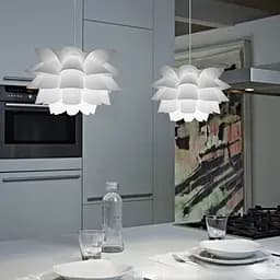 Світильник у формі білої квітки Ø 30 см | Арт. F 36X-300 | Line F