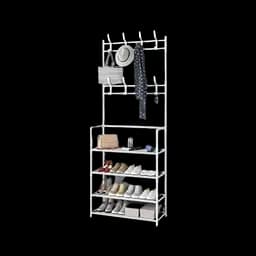 Підлогова вішалка для одягу та взуття - New simple floor clothes rack