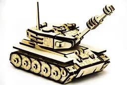 Дерев'яний конструктор Танк М-60 105 деталей