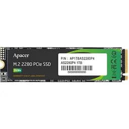 Накопитель SSD M.2 Apacer AS2280P4 1 TB 2280 PCIe 3.0x4 NVMe 3D TLC Read/Write: 3000/2000 MB/sec