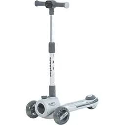 Самокат детский JR-3-135-G с подсветкой колес серый