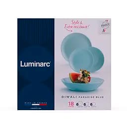 Сервіз Diwali Paradise Blue 18 предметів Luminarc kuh0016236 - мініатюра 2