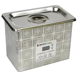 Ультразвуковая ванна Baku BK3050 в металлическом корпусе (двухрежимная 30W/50W, 0.7L)