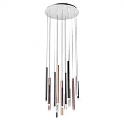 Подвесной светильник Redo MADISON SU LED 64W 3000K S/CP+AL+BK+CF (4.1.2) 01-2061