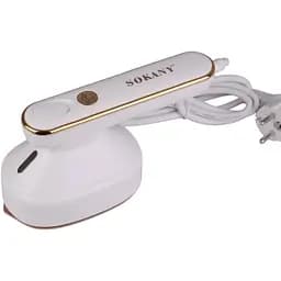 Дорожня міні праска Sokany SK-3071W відпарювач для прасування відпарювання одягу 1200 Вт Білий