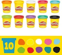 Набір для творчості Hasbro з масою для ліплення Play-Doh Land Air and Sea (F8788) - мініатюра 5