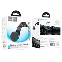 Тримач із бездротовим зарядним Hoco HW25 Neon magnetic wireless fast charging car holder - мініатюра 5