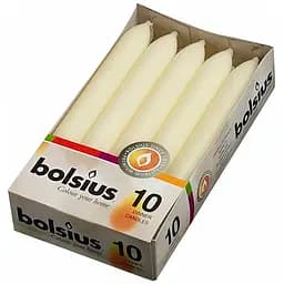 Свічки Bolsius столові 17 х 2 см кремові 10 шт. (702205)