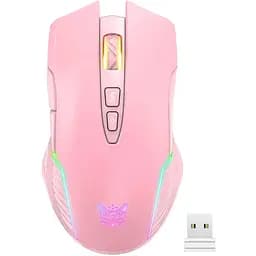 Миша Onikuma Gaming wireless CW905 RGB рожева