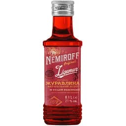 Настоянка Nemiroff Originals Журавлина 21% 0.1 л