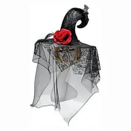 Капелюх Чаклунка з трояндою