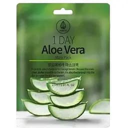 Тканинна маска для обличчя MED B1 Day, з алое вера, 27 г