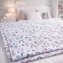 Підковдра MirSon Ranforce Elite Tiny Unicorn pink 110х140 см (2200012579954) - мініатюра 6