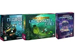 Настольная игра Games 7 Days Подводные города с дополнениями Новые открытия и Эра данных (укр./англ.)