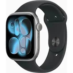 Смарт-часы Apple Watch Series 11 GPS 46mm Space Grey Aluminium Case with Black Sport Band - S/M (MEV04RK/A)