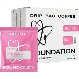 Кофе в дрипах Foundation High5 Сальвадор Geisha 70 г (7 шт. x 10 г)