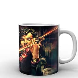 Кухоль GeekLand Шерлок Холмс Sherlock картина SH.002.10 330 мл білий