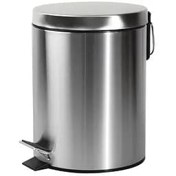 Мусорное ведро круглое Zerix Solo-TC0103 SS Color 3 л нержавейка (ZX5895) 