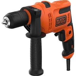 Дрель ударная Black+Decker сетевая 500 Вт (BEH200-QS)